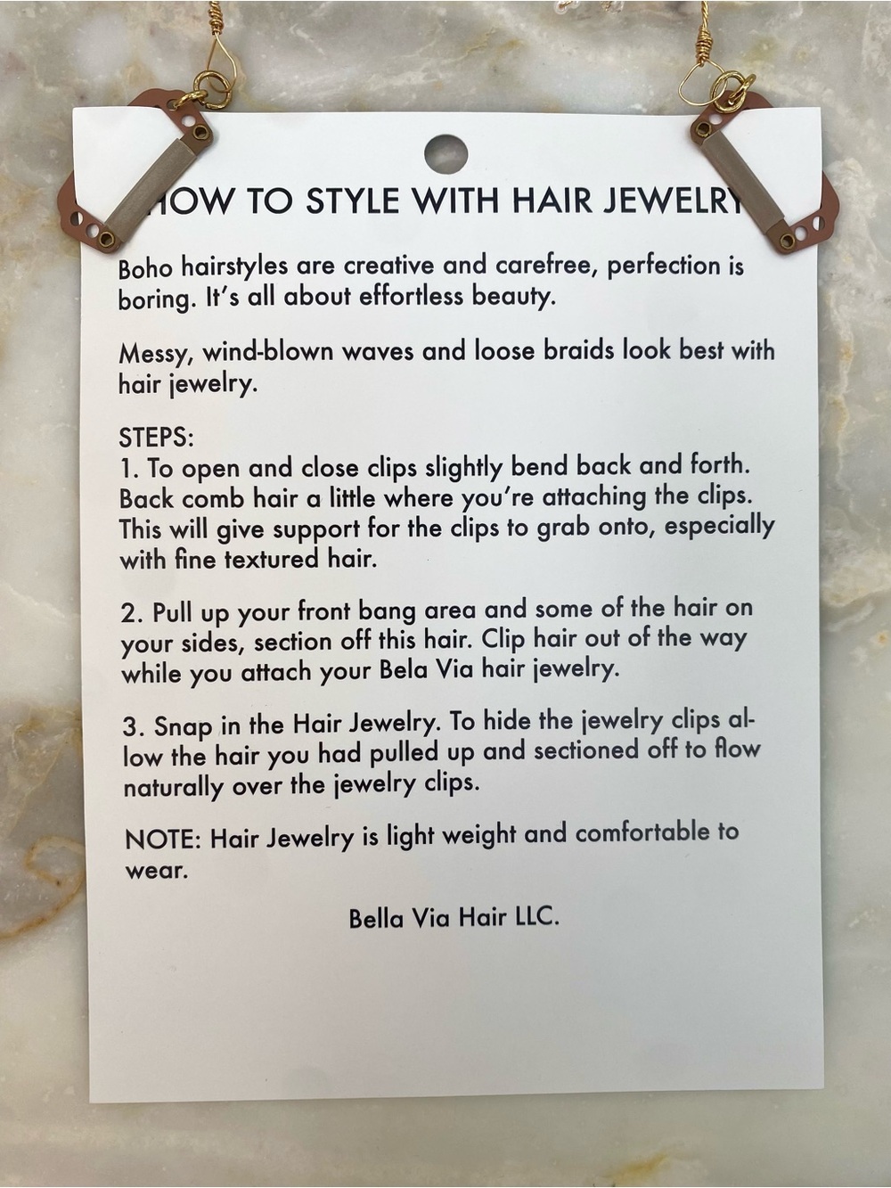NIB Bella Via Gold Pearl Crystal Bridal Hair Vine Comb Clip Headpiece - Picture 5 of 6